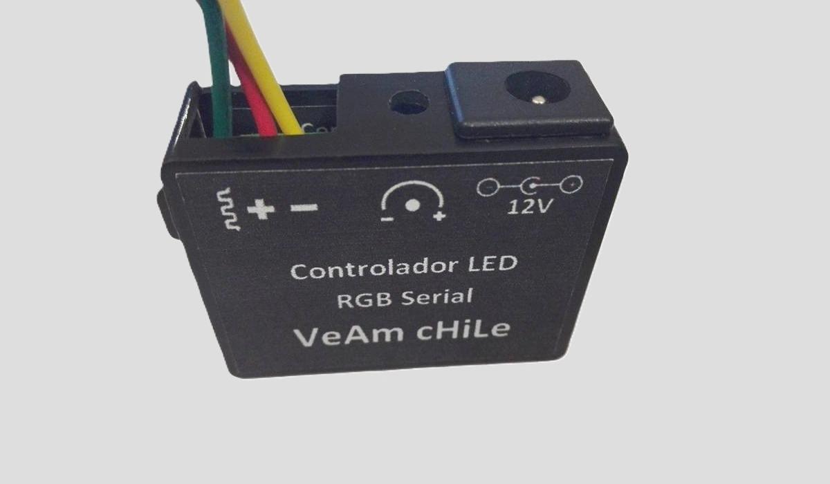 Controlador LED RGB Serial VeAm Chile